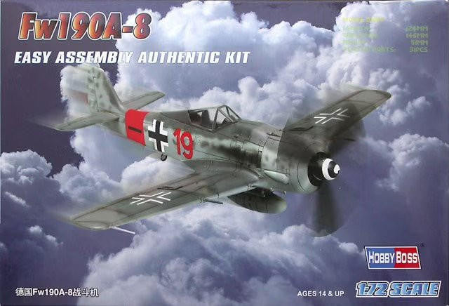 HobbyBoss 1/72 Fw190A-8 Easy Kit 80244